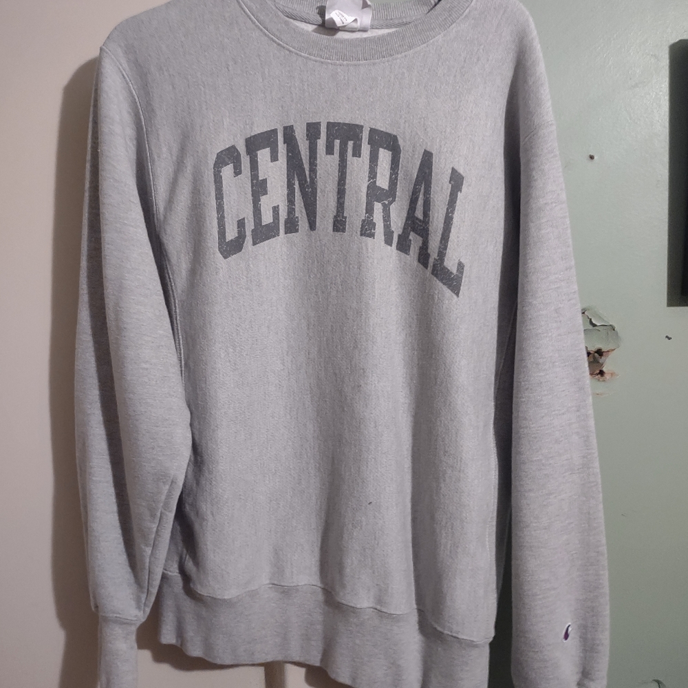 Men's Champion Central‎ Grey medium sweatshirt